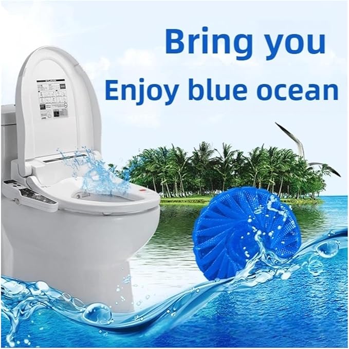 30 Pcs Toilet Cleaner Automatic Cleaning Tablets Fresh Scent Bathroom For Home Use