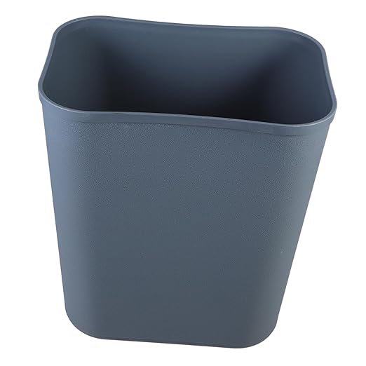 PRETYZOOM Compact Trash Bin Waste Basket for Kitchen Bathroom and Hotel Use Simple Japanese Design No Lid for Household Recycling and Garbage Disposal