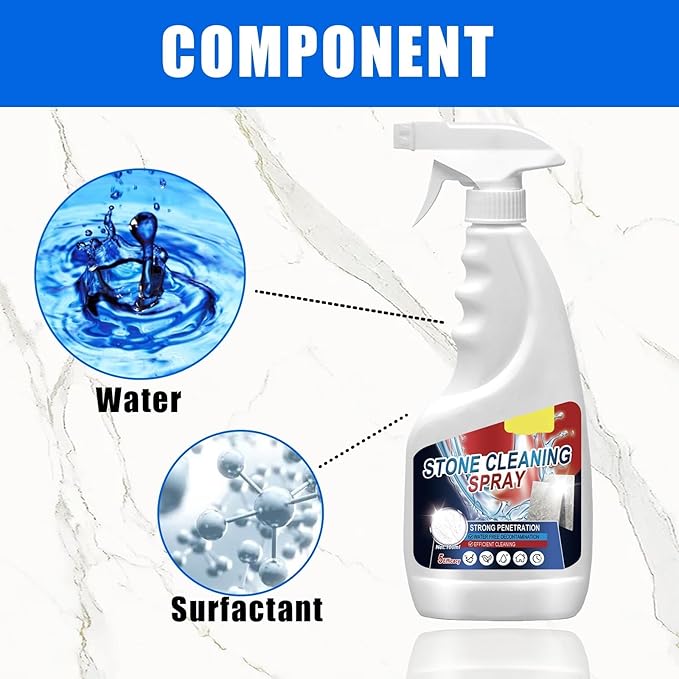 Ceramic Stone Crystal Coating Agent &amp Stain Remover - Kitchen Marble Tile Cleaner For Stain Removal Scratch Repair Brightening &amp Antioxidation(3PCS)