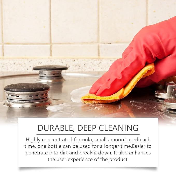 Multi-Purpose Cleaning Spray Heavy Duty Grease &amp Stain Remover For Kitchen Tiles Household Use Concentrated Formula(2PCS)
