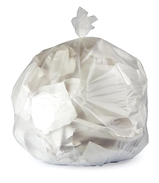 HBC Value Perfomance Can Liners 24x24 Natural 6Mic 20/50 HDPE Liners