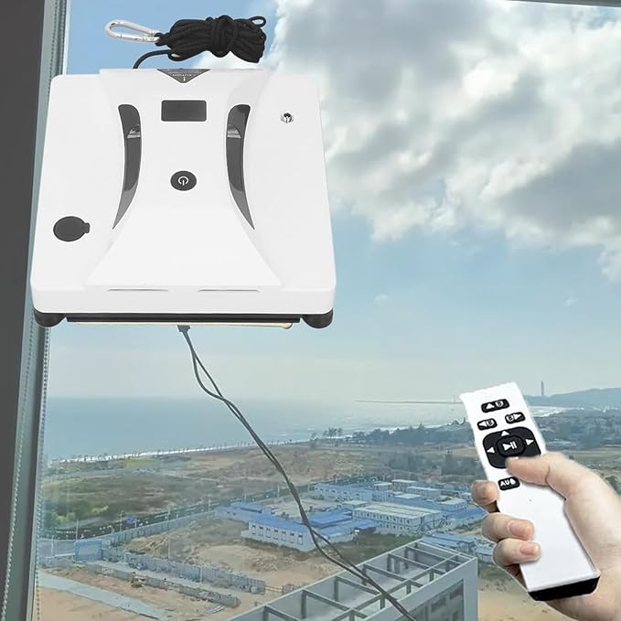 Intelligent Planning Path of Water Spray Window Cleaning Robot Vacuum Cleaner Frame Anti Falling Glass Window Cleaning Device