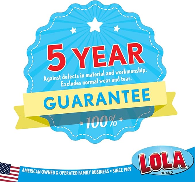 LOLA Classic Toilet Brush w/Under-The-Rim Scrubber 24 Pack Deep Cleans The Entire Toilet Bowl Non-Slip Handle w/Rubber Comfort Grip