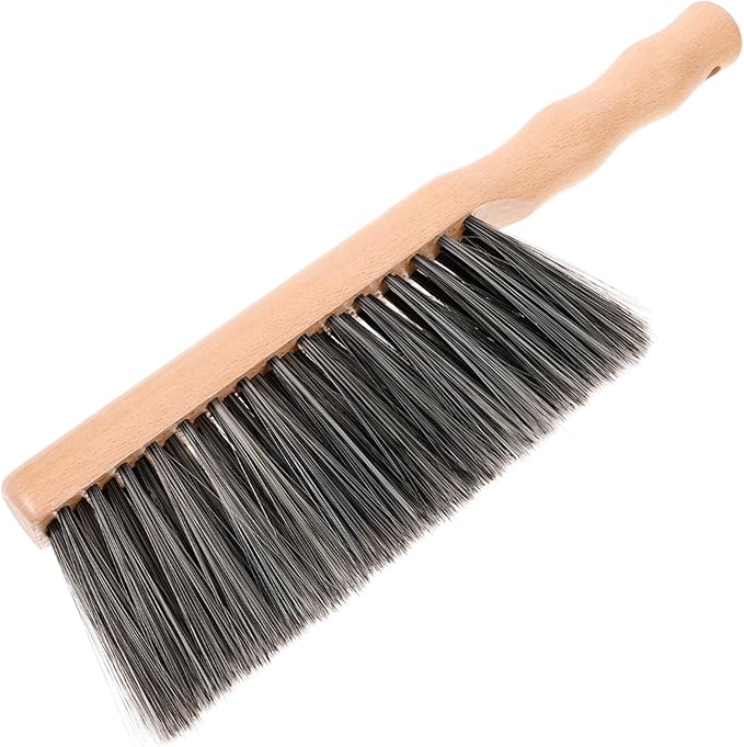 minkissy 5pcs Fireplace Brush Hand Broom Cleaning Accessory Mantel Brush Material