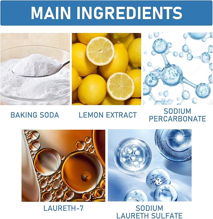 Kitchen Cleaning Effervescent Tablets 1 Tub - Multi-Purpose For Grease Removal On Stoves Range Hoods Walls(2PCS)