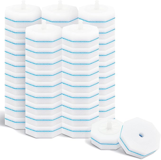 50 Count Toilet Wand Refills Compatible with Clorox Disposable Toilet Brush