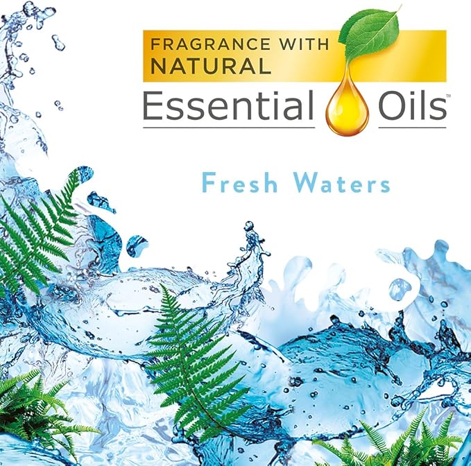 Air Wick Automatic Air Freshener Spray Refill Pack of 6 Fresh Waters Odor Neutralization Essential Oils