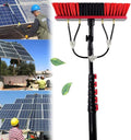 Window Cleaning Pole Window Cleaner Kit Water/Hose Fed Pole Window Cleaning Brush Equipment Water Fed Telescopic Brush for Window Cleaning Photovoltaic Panel Cleaning Trucks30FT/9M