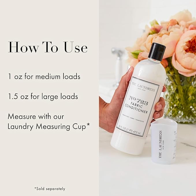 The Laundress No. 723 Fabric Conditioner Soften Fabrics Reduces Static Liquid Fabric Softener No. 723 Scent 16 oz.