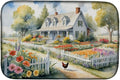 Caroline's Treasures Chicken Farmhouse Garden Dish Drying Mat Absorbent Dish Drying Mat Pad for Kitchen Counter Dish Drainer Mat for Countertop 14 x 21 Multicolor