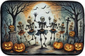 Caroline's Treasures DAC2235DDM Dancing Skeletons Spooky Halloween Dish Drying Mat Absorbent Dish Drying Mat Pad for Kitchen Counter Dish Drainer Mat for Countertop 14 x 21 Multicolor