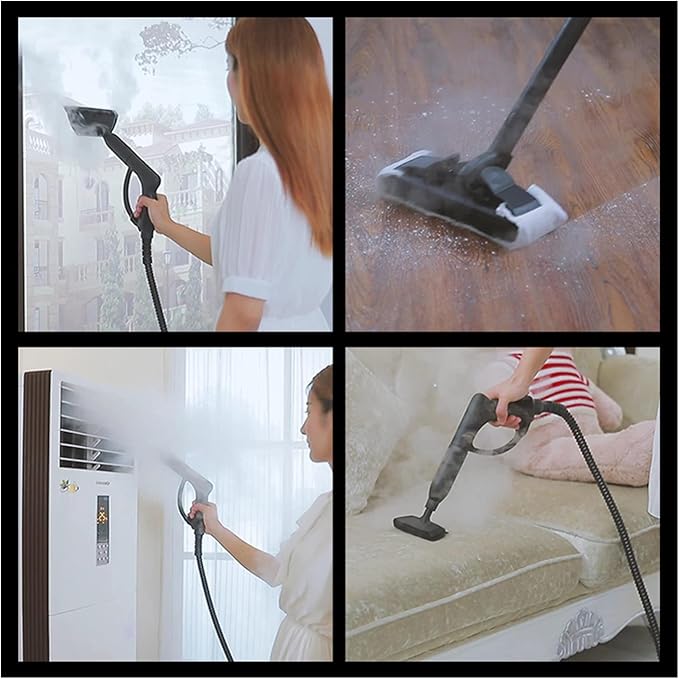 Wet Dry Vacuum Cleaner Steam Cleaner Steam Mop Sanitizing Machine High Temperature High Pressure Home 2000W Range Hood Air Conditioning Car Washer Floor Cleaning