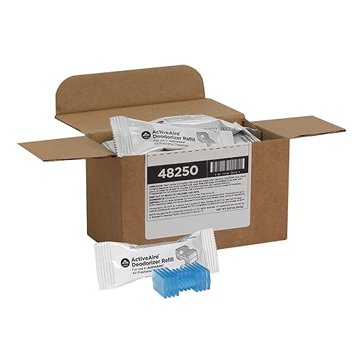 ActiveAire Automated Freshener Dispenser Refill for ActiveAire and Compact ActiveAire In-Stall Air Freshener Dispensers by GP PRO (Georgia-Pacific) Coastal Breeze 48250 12 Cartridges Per Case