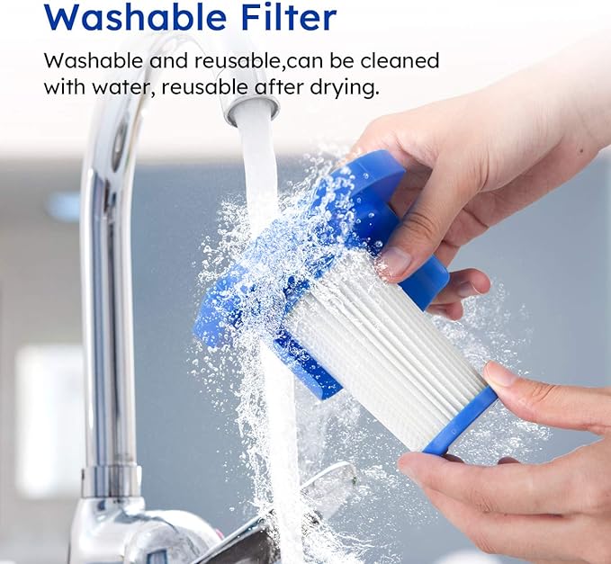 Vacmaster Corded Stick Vacuum Cleaner 2 in 1 Ultra-Lightweight 14Kpa Power Suction Handheld Vacuum Cleaner with Washable HEPA Filter for Home Car Pet Hair Carpet Hard Floor