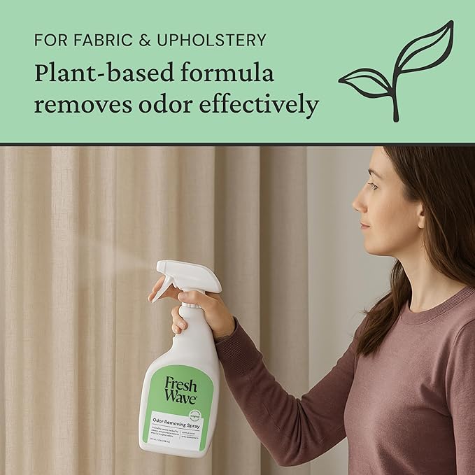 Fresh Wave Original Scent Odor Eliminator Spray &amp Air Freshener 24 fl. oz. | Odor Absorber for Home Furniture Fabrics &amp Trash | Safer Odor Relief