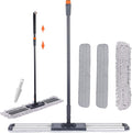 36 Large Wrestling mat mop Commercial Dust Mops for Floor Cleaning Push mop with Adjustable Handle for Company Hotel Household Cleaning Supplies