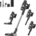 Eureka Cordless Vacuum Cleaner Anti-Tangle Brushroll Rechargeable Stick Vacuum Lightweight for Carpet Hard Floor Pet Hair Black NEC451BL