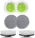 Qimedo Electric Mop M1 Pads &amp&amp Electric Spin Scrubber Replacement Brush Head 2-in-1Replacement Pad for Electric Spin MopCordless Mop Replacement Pad for qimedo Electric mop Accessories