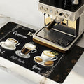 Dish Drying Mat Large Coffee Mat Absorbent Drying Mat for Kitchen Counter Coffee Bar Accessories 32x 17 (6 32Lx17W)