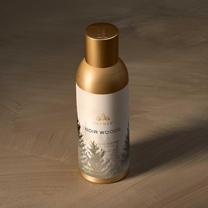 Thymes Home Fragrance Mist – Room Air Fresheners for Home Long Lasting – Air Freshener Spray – Scented Room Spray with Notes of Fresh Evergreen Smoky Wood &amp Amber (Noir Woods 3 oz)