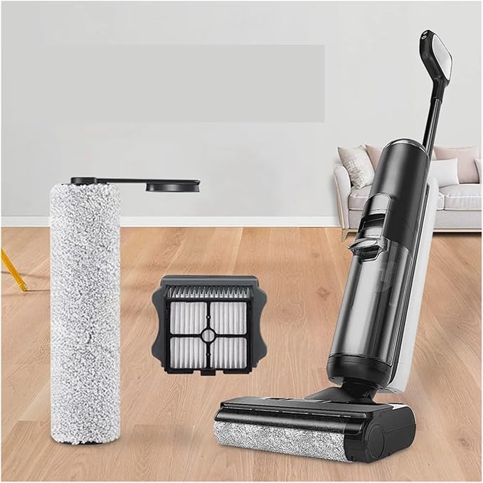 Replacement Vacuum Cleaner Parts Filter Roller Brush Compatible for Tineco Floor ONE S5/LCD LED Cordless Vacuum Cleaner Accessories