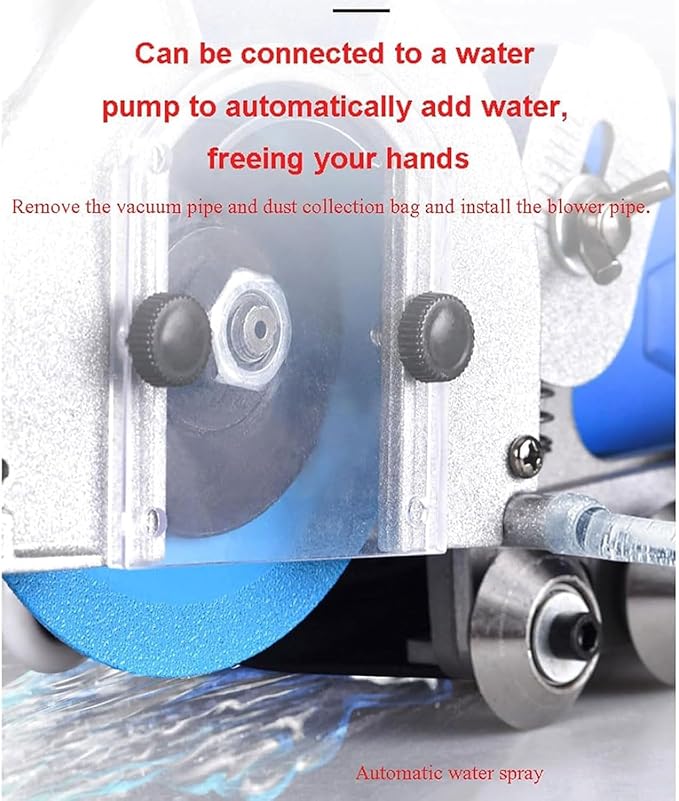 Electric Tile Grout Cleaning Machine 1200W Joint Cleaner with Tool Set 9000RPM Self Vacuum for Home Office Renovation Remodeling