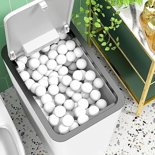 VBESTLIFE Bathroom Trash Can with Lid 15L/4 Gallon Slim Garbage Bin Wastebasket with Up Lid for Bedroom Office Kitchen Craft Room VBESTLIFEsm748dycgx