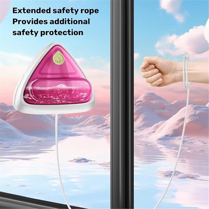 Magnetic Window Cleaner Tools Double Sided Glass Cleaner Wiper Adjustable Windshield Tool for High-Rise(15-26MM)