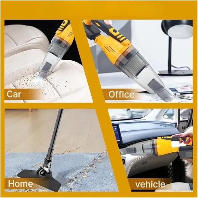 2 in 1 Lightweight Stick Cordless Vacuum Cleaner Compatible with DeWALT 20V/18V Battery with 2 Mode Suction