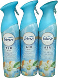 FE.BRE.ZE. AIR FRESHENER. Mist Refresh &amp Energize Rejuvenating Water Zesty Orange Blossom Scent 3 bottles 8.8 0z (3 pack)