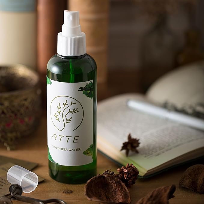 Hinoki Wood Water Deodorizer Spray - 100% Natural - 200 ml - Plant-Based Air Freshener - Odor Eliminator - Room Spray - Noto Hiba Cypress - Made in Japan