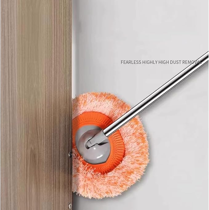 mop Mop Sunflower Orange Multifunctional Telescopic Mop with 3 Mop Heads 360° Rotation for Wet Or Dry Use mops
