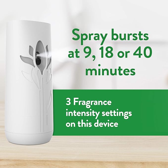 Air Wick Freshmatic 4 Refills Automatic Spray Fresh Linen 4ct New Look Same familiar smell of Fresh Laundry Essential Oil Odor Neutralization Packaging May Vary