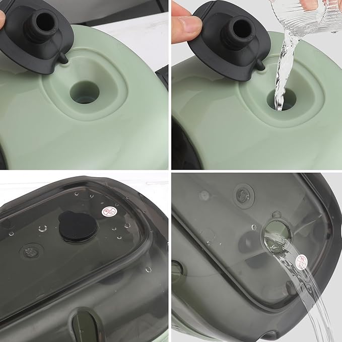 Handheld Steam Cleaner with Smart Touch Screen Portable High Pressure Steamer 6-Gears Adjustable Powerful Steame Cleaning Machine with 3 Brushes