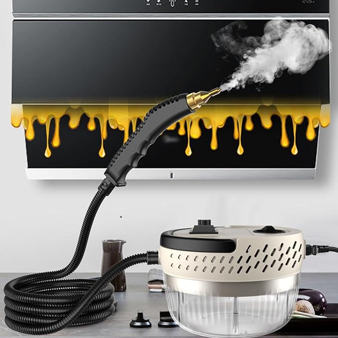 Handheld Steam Cleaner High Temperature Pressurized Steam Cleaning Machine Portable Car Steamer with Brush Heads