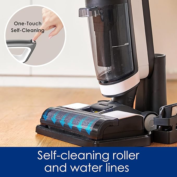 Tineco Floor ONE S3 Cordless Hardwood Floors Cleaner Lightweight Wet Dry Vacuum Cleaners for Multi-Surface Cleaning with Smart Control System (Renewed)