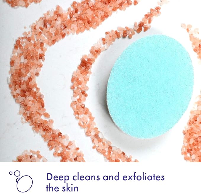 Buf-Puf Body Sponge Bath Sponge Dermatologist Developed Cleanses Skin of Dirt and Excess Oil Reusable Exfoliating 4 Count