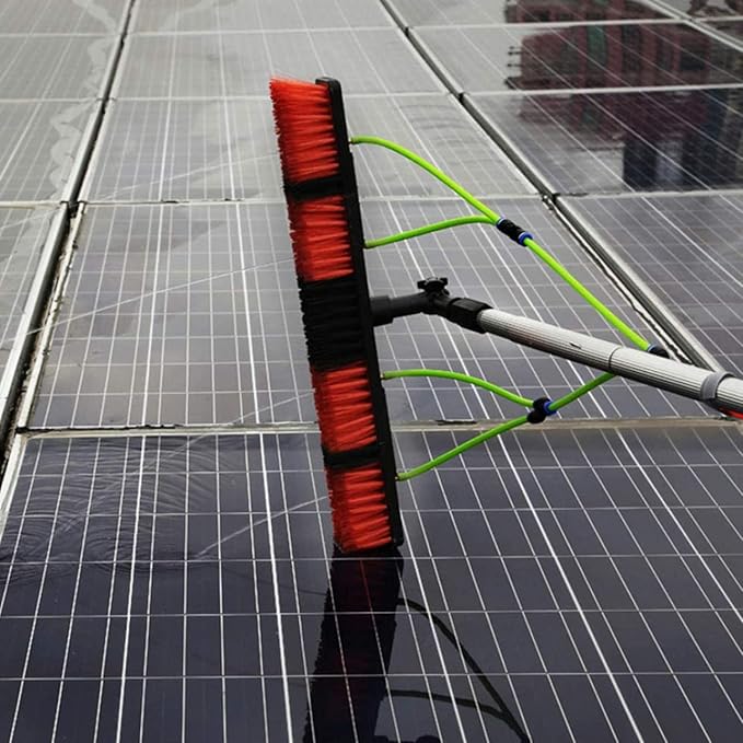 photovoltaic Cleaner Window Cleaning Pole 3-12M Window Cleaning Pole Water Fed Telesbrush Window Cleaner Kit Extendable Window Cleaning Brush Equipment Cleaning Solar Panels Conservatory