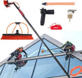 water fed pole kit window cleaning brush outdoor Water Fed Pole Kit Window Washing Set Equipment Telescopic Extension Pole Cleaning Kit For Window Cleaning Photovoltaic Panel Cleaning Trucks