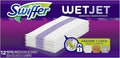 Swiffer WetJet Hardwood Floor Cleaner Spray Mop Pad Refill Multi Surface 12 Count (Packaging May Vary) (Pack of 4)