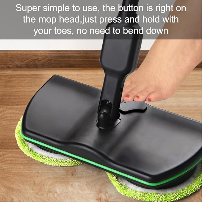 Floor Cleaner Starter KitDry Wet MopFloor Mopping SystemWet Mops Dust Mop for Hardwood Laminate Vinyl Ceramic Floors Cleaning
