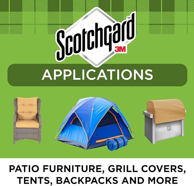 Scotchgard Heavy Duty Water Shield Repels Water Ideal for Outerwear Tents Backpacks Canvas Polyester and Nylon 63 Ounces