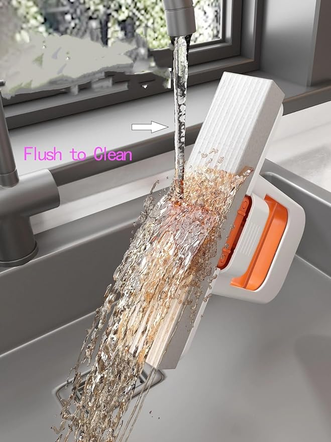 Handheld Small Adhesive Cotton Folding mop