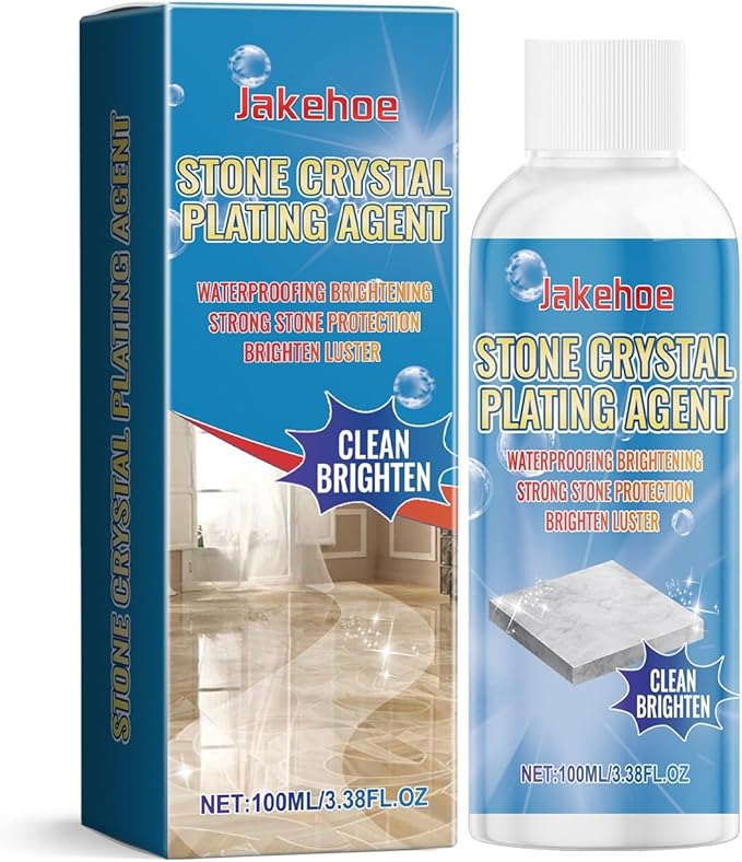 Marble Cleaner &amp Polish - Stone Sealer For Scratch Repair Kitchen Tile Countertop Protection Transparent Coating(2PCS)