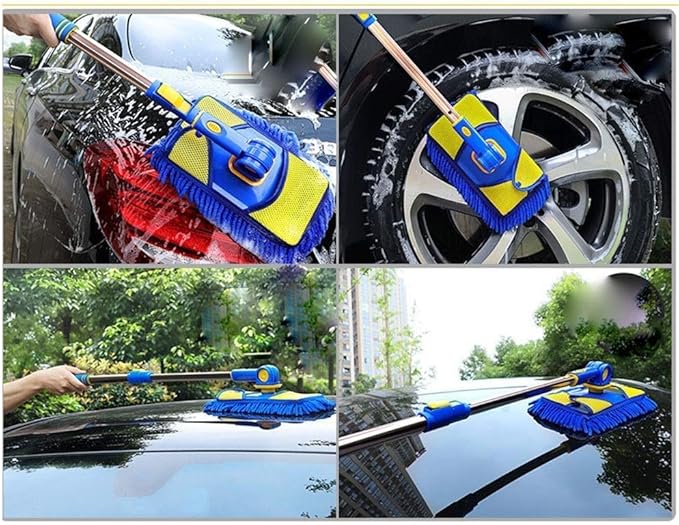 Mop - Washable &amp Reusable Flat Mops Cloths/Pads for Wet or Dry Floor Cleaning