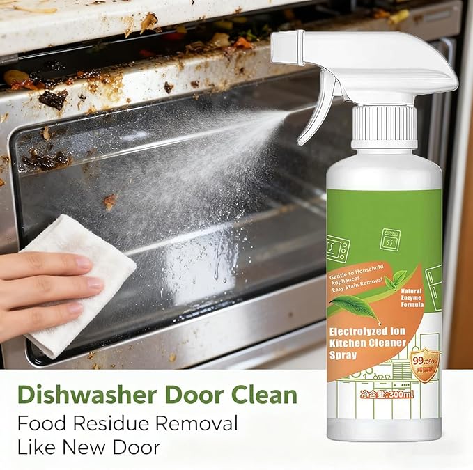 XIRUJNFD Natural Enzyme Formula to Household Appliances Electrolyzed Ion Kitchen Cleaner Spray Multi-Purpose Cleaner for Hold Oven Stove Range Hood Easy Cleaning Household Items (3)