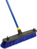 Quickie Cleaning Bulldozer 24-Inch Head Super Stiff Poly Fiber Push Broom for Home/Garage/Outdoor/Patio/Deck