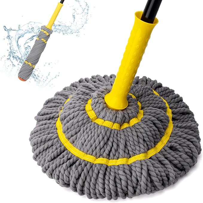 Twist Mop Gray &amp 30Pcs 360° Duster Kit Pink