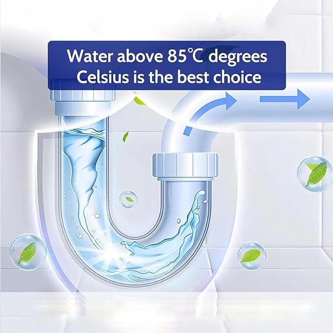 Pipeline Dredging Agent Drain Clog Remover Powerful Pipe Dredging Agent Powder Sink and Drain Pipe Unclogging Agent For Kitchen Toilet (2)