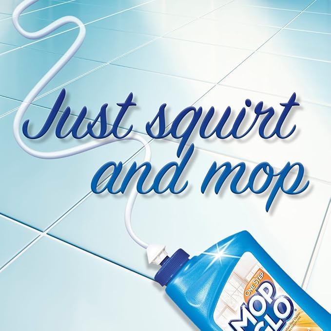 Mop &amp Glo Professional Multi-Surface Floor Cleaner 384 fl oz (6 Bottles x 64 oz) Triple Action Shine Cleaner